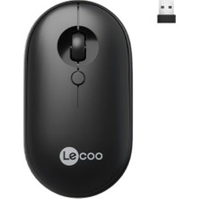 Lenovo Lecoo WS212 Kablosuz Optic 1600DPI Siyah Mouse