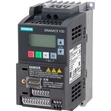 Siemens 6SL3210-5BB15-5UV1 SINAMICS V20 200-240 V 1-phase-AC -10/+10 Rated power 0.55 kW