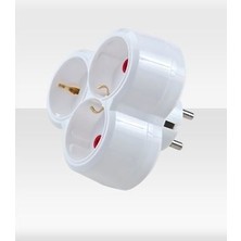 Ay-Ka Safir Topraklı Üç Yol Priz