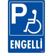 Belle Fusion Mey Ithalat® Engelli Uyarı Levhası 25X35 KOD:1590