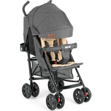 Belle Fusion Mey Ithalat®   Strong Baston Bebek Arabası Antrasit Siyah