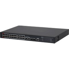 Dahua S4228-24GT-360, 24 Port, Gigabit, Poe 365W, 2 Port Gigabit Uplink, 2 Port Gigabit Combo Sfp,  Longe Range 250MT, Cloud Yönetilebilir, Switch