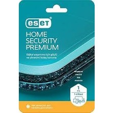 Eset Home Securıty Premıum Türkçe 1 Kullanıcı 1 Yıl Box