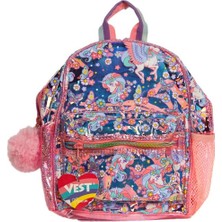 Belle Fusion Mey Ithalat® Şeffaf Hologramlı Unicorn Sırt Çantası