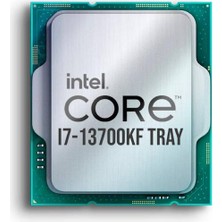 Intel Core I7 13700KF 16 Core 3.40 Ghz 30MB 1700P 125W Tray (Kutusuz) (Fansız) (13.nesil) (Novga)