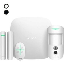 Ajax  Starterkit Cam Plus, Kablosuz, Alarm Kiti, Beyaz