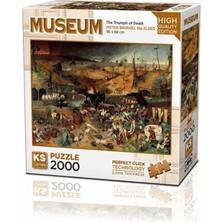 Belle Fusion Mey Ithalat®  22524 The Triumph Of Death 2000 Parça Puzzle -Ks Puzzle