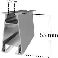 Fixus H55 Sigma Solar (Güneş) Paneli Montaj Rayı (55 Cm)