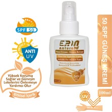 Erin Natural Güneş Kremi Yüksek Koruma 50 Spf 100 ml