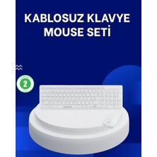Belle Fusion Mey Ithalat® Ofis ve Ev Kullanımı Için Kablosuz Klavye Fare Seti - Ergonomik ve Pratik