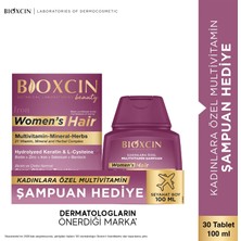 Bioxcin Womens Hair 30 Tablet + Seyahat Boy Multivitamin Şampuan Hediye