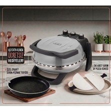 Gözdehome Erato Taşfırınım Doğal Taş Tabanlı Pizza Makinesi Taş Fırın Seti Hediyeli