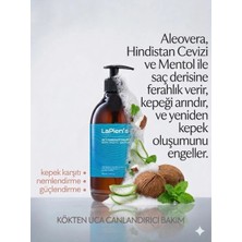 Lapiens Antidandruf Kepek Önleyici Arındırıcı Şampuan 500 ml Hindistan Cevizi,aloevera Özü, Nane Yağı Mentolü