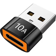 BK Teknoloji USB 3.0 Type-C Çevirici Adaptör 10A Hızlı Şarj 10GBPS Dönüştürücü