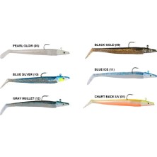 Remixon Ryuji Snake Shad 12CM, 16GR, (2+2AD) Color : Chart Back Uv