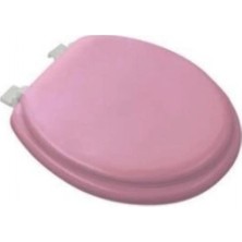 Marsilyan Pembe Yumuşak Klozet Kapak Büyük Puf 42X41 cm (K95)