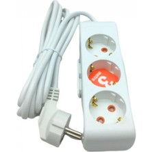 Marsilyan 3lü 3mt.uzatma Kablo Grup Priz (K95)