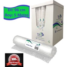 Balonlu Naylon Sargı  96cm Genişlikte 5 Metre Uzunlukta Havalı Eşya Koruma Ambalaj Pat Pat