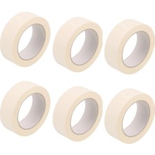 Tify 6 Adet Maskeleme Bandı Boya Bandı 24mm X 25m  Kağıt Bant