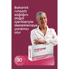 Menpoz Passıflora, Sarı Kantaron , Keten Tohumu-soya Fasülyesi Dönemi Destek 30 Vegan Kapsül