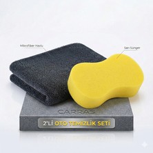 Sk Life Mikrofiber 50 x 70 Gri Bez ve Max Absorbent Sünger ( Temizlik Paketi )