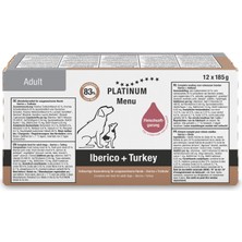 Platinum Iberico ve Hindili Yaş Köpek Maması 185GR