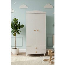 Banana Baby Modimob Pera 2 Kapaklı 2 Çekmeceli Dolap - Gardırop