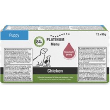 Platinum Tavuklu Yavru Yaş Köpek Maması 90GR