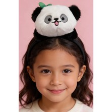 Katia & Bony Sevimli Panda Kulaklı Siyah Çocuk Taç