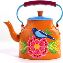 PremiumPort Açık Renk Alüminyum Demlik, Hafif ve Dayanıklı Çay Demliği