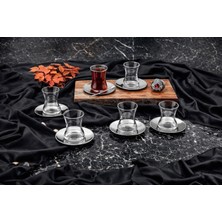 Fodis Mutfak 6 Lı Çay Seti Titanyum