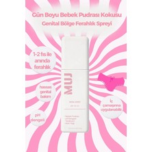 Muj Bebek Pudrası Kokulu Genital Ferahlık Spreyi | Ph Dengeli | Gün Boyu Koku Önleyici 120 ml