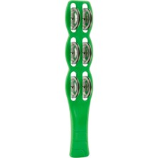 Temel Plastik Çubuk Tef 6 Zilli Yeşil 26 cm