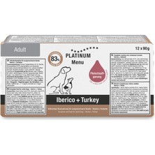Platinum Iberico ve Hindili Yaş Köpek Maması 90GR