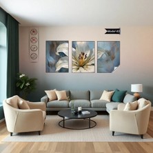 Akıllı Kağıt Statik Tutunma Özellikli Tablo - Poster Çiçek (Model- 83)