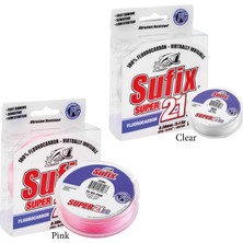 Sufix Süper 21 Fluorocarbon Misina Pınk 0,50 mm