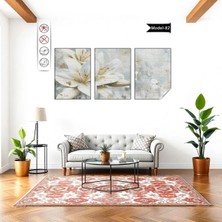 Akıllı Kağıt Statik Tutunma Özellikli Tablo - Poster Çiçek (Model- 82)