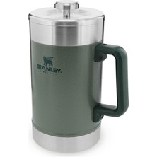 PremiumPort Paslanmaz Çelik French Press 1.4l Hammertone Green, Kahve Demleme Aleti