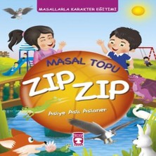 Esranın Dünyası Masal Topu Zıp Zıp - Masallarla Karakter Eğitimi (Fleksi Cilt)