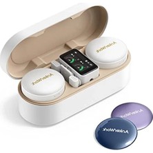 Calperia Anker, , M650, Wireless Yayıncı Mikrofonu, Şarj Kutusuyla 15 Saat Pil Ömrü, Voiceshield, LC3PLUS Codec, Çift Kanallı Kayıpsız Ses Alımı, Beyaz