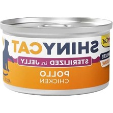 Calperia 70 Gram Tavuklu Kısır Kedi Maması, Shinycat Jelly