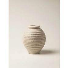 Minihol Nomi Seramik Dokulu Vazo (12 x 15 Cm)