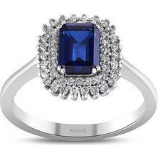 Makdis Pırlanta 1.45 Karat Safir Pırlanta Yüzük