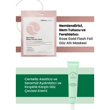 Dermal Cicaxmide Göz Çevresi Kremi 40 gr ve Dermal 3 Katmanlı Rose Gold Göz Maskesi 4 gr
