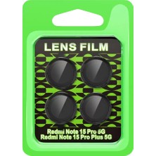Pileli Store  Xiaomi Redmi Note 15 Pro Plus 5g Raze Metal Kamera Lens - Siyah