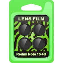 Pileli Store  Xiaomi Redmi Note 15 4g Raze Metal Kamera Lens - Siyah