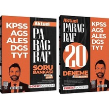 Anla Kazan Yayınları Indeks Akademi 2026 Kpss Meb-Ags Ales Dgs Tyt Aktüel Paragraf Soru Bankası + 20 Deneme 2 Li Set - Berk Ekici Indeks Akademi Yayıncılık