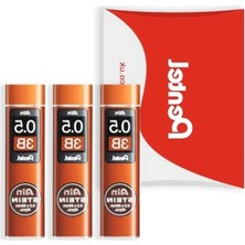 Calperia 0.5 mm Mekanik Kalem Uçları, 3'lü Paket, Otomatik Kalemler Için