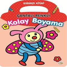 Esranın Dünyası Çantalı Renkli Kolay Boyama- Kırmızı