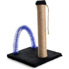 Calperia Kedi Kaşınma Tahtası, Silinebilir Peluş Kumaş, 40 cm Yükseklik